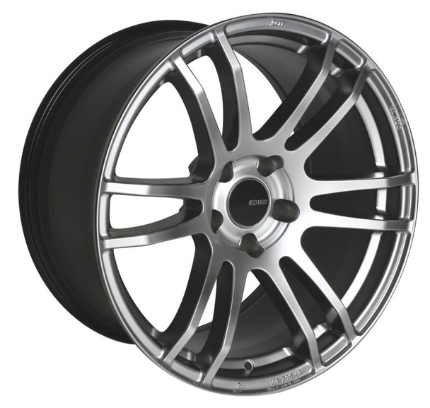 Enkei TSP6 17x8 45mm Offset 5x100 Bolt Pattern Hyper Silver Wheel