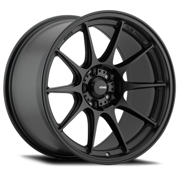 Konig Dekagram 15x8 4x100 ET25 Semi-Matte Black