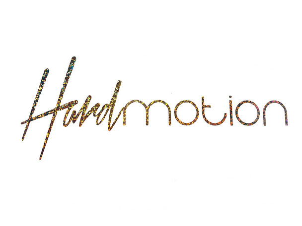 HARDmotion sparkle hologram sticker 9inch