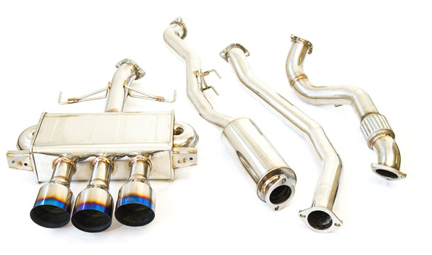 2016-2021 Civic Type-R Invidia Q300 Exhaust w/ Burnt Titanium Tips FK8 (HS17CTRFQ33ST)