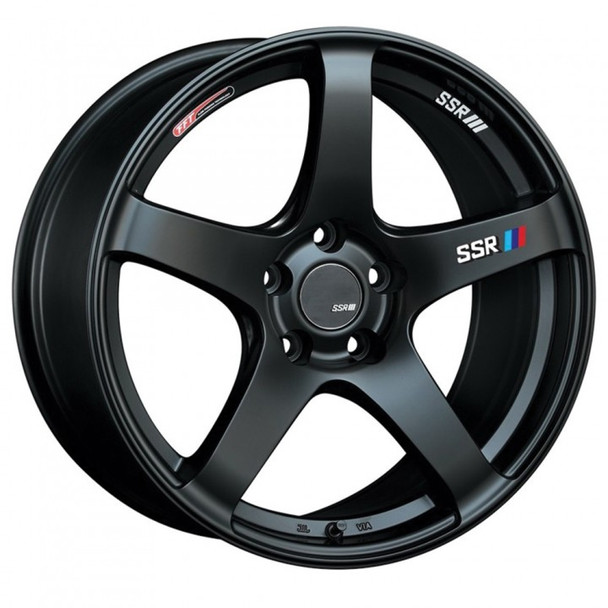 SSR GTV01 18x9.0 5x114.3 35mm Offset Flat Black Wheel SC300 SC400